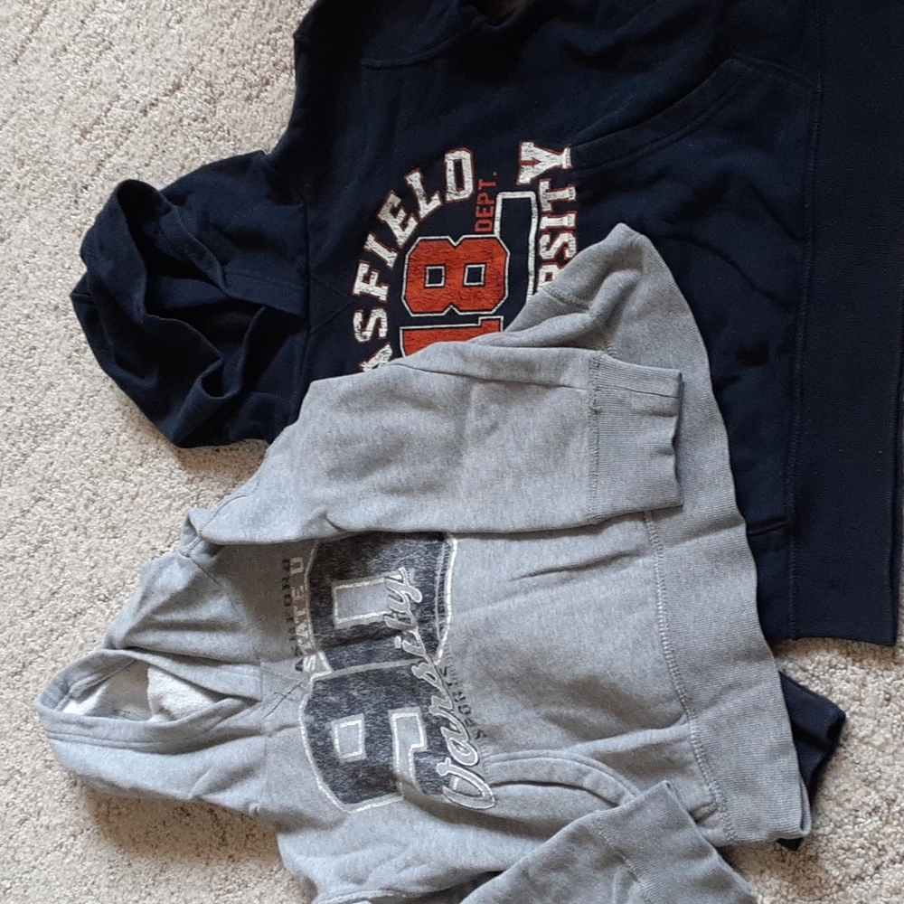 Size 7/8, 2 hoodie sweatshirts